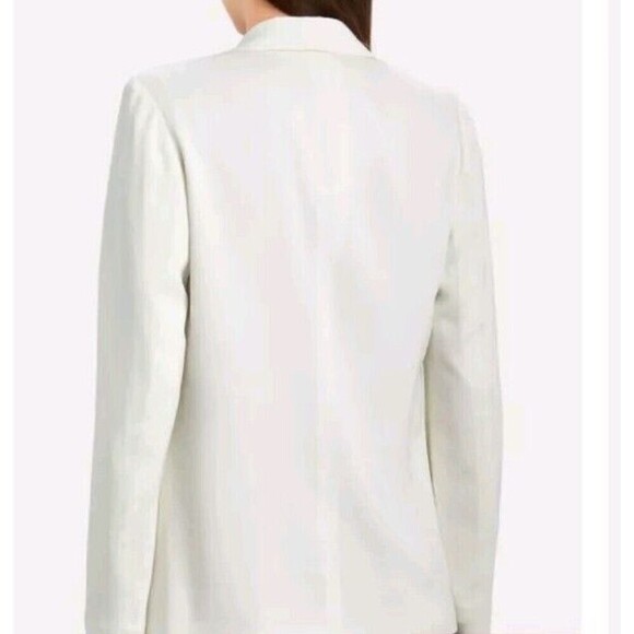 Intermix Ivory Open Blazer Jacket Size 10 - Picture 2 of 10